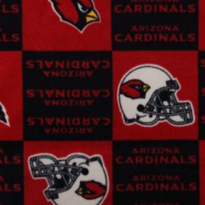 Arizona Cardinals NFL Fleece Fabric by Fabric Traditions