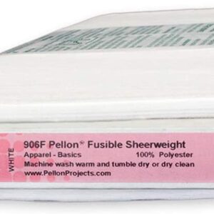 Pellon 906F Sheer Fusible Interfacing White