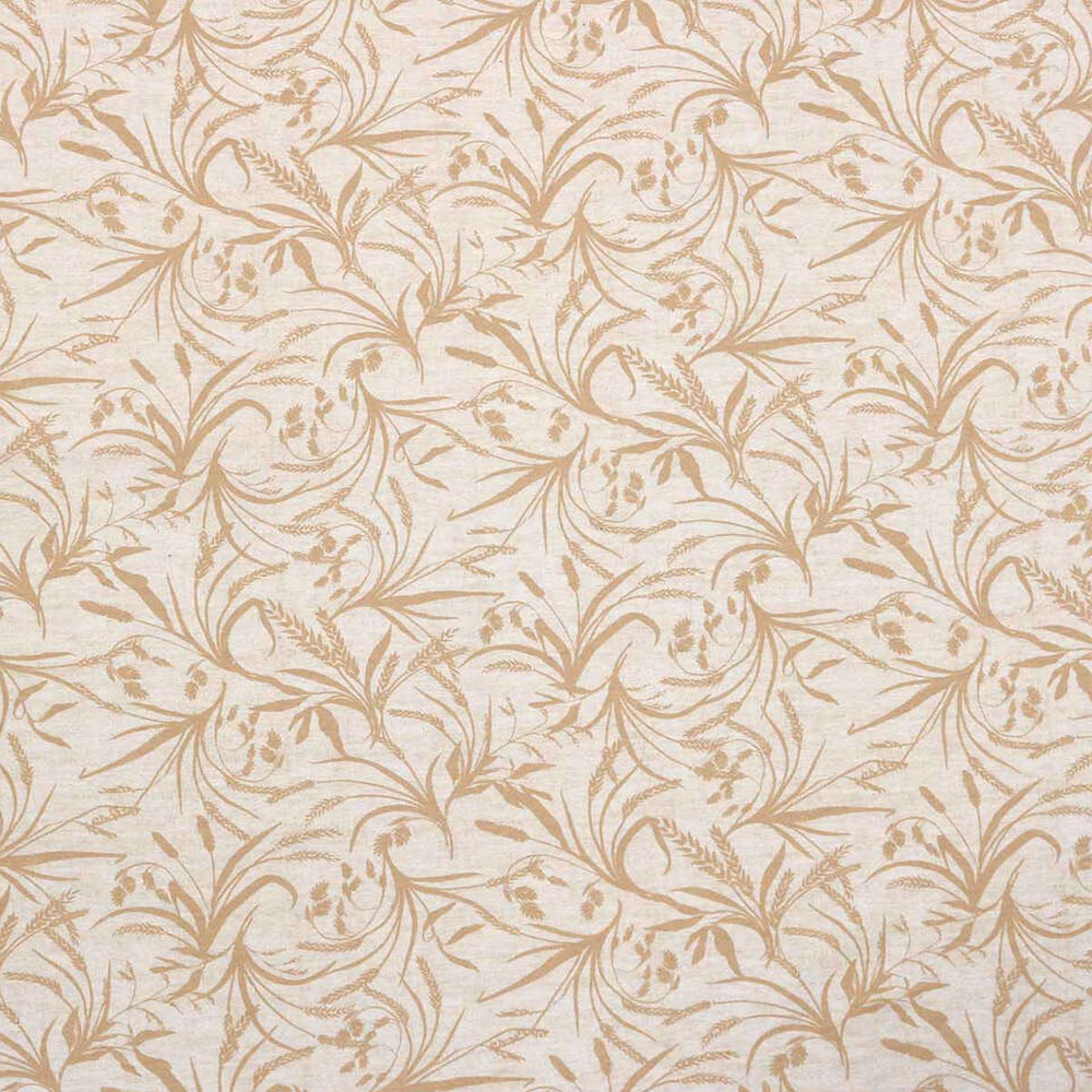 Brown Wheat Wide Flannel Fabric