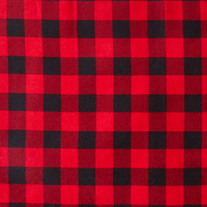 Eddie Bauer Red & Black Buffalo Flannel Prints Fabric